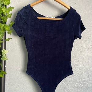 Navy blue bodysuit